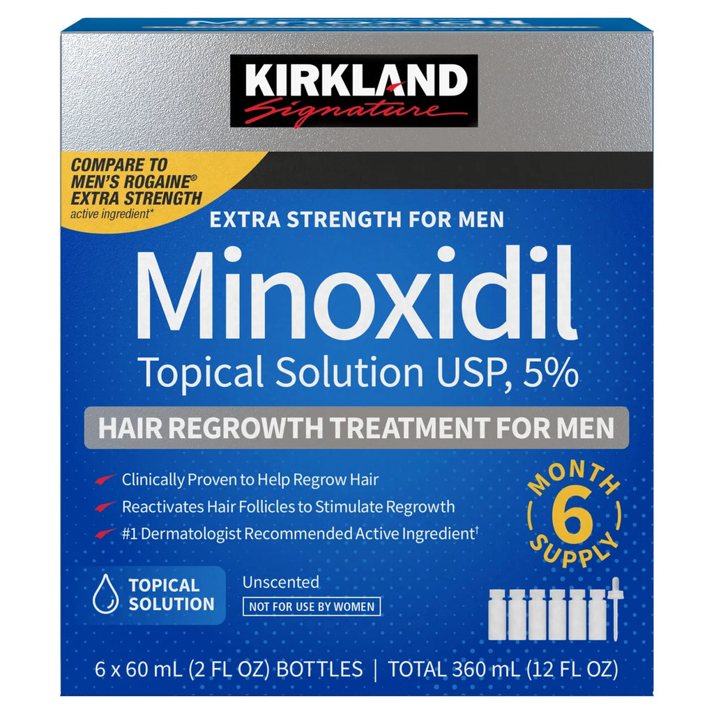 Kirkland Signature Minoxidil 5% Topical Solution | 6 Month Supply