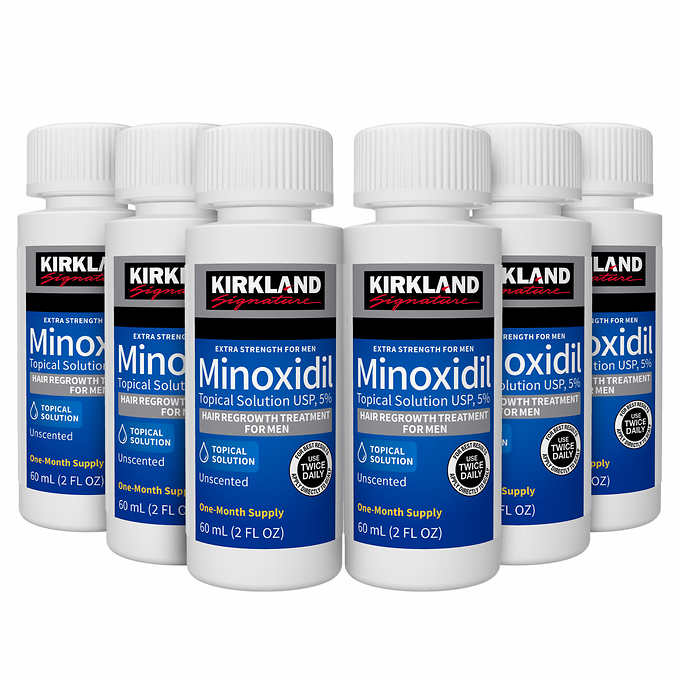 Kirkland Signature Minoxidil 5% Topical Solution | 6 Month Supply