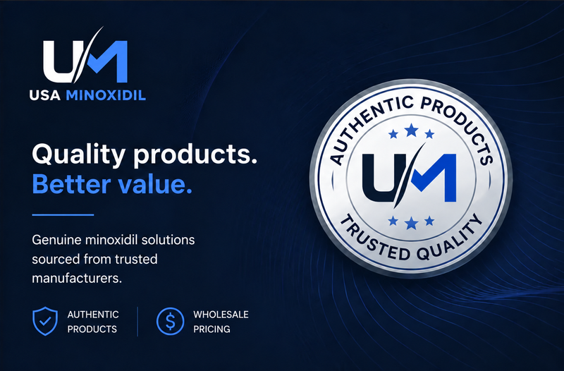USA Minoxidil. Quality products. Better value.